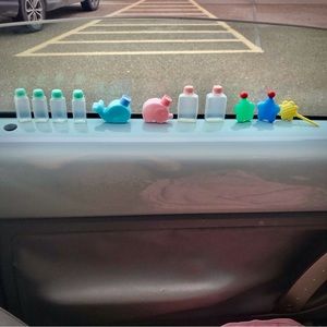 Cute Miniature Kawaii Condiment and Sauce Bottles Minis